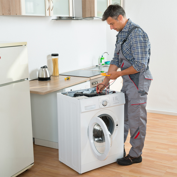 can you walk me through the steps of troubleshooting my washer issue in Longford KS